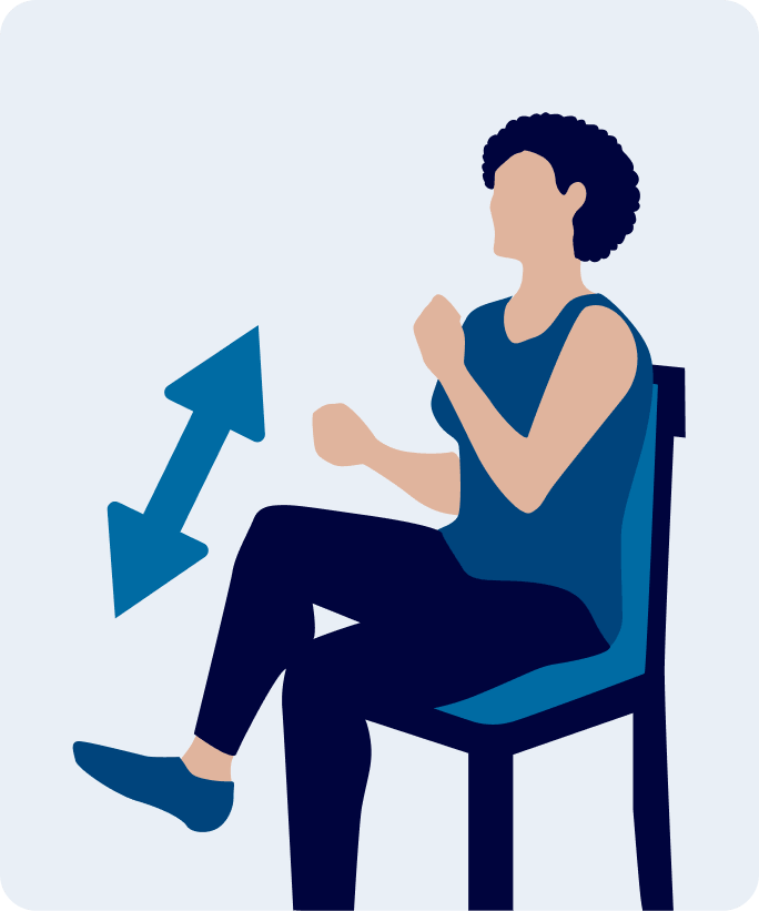 Seated coordination exercises Visual