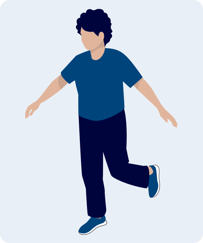 Standing weight shifts Visual