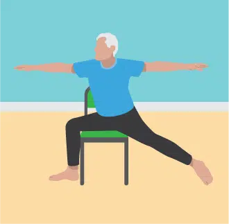 Printable Chair Yoga Exercises For Seniors  Chair yoga, Chair pose yoga,  Yoga for seniors