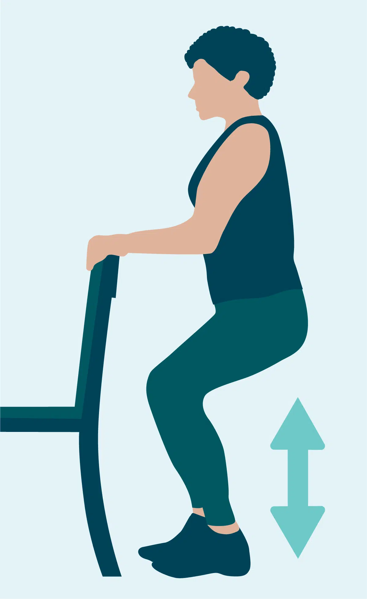 Mini-squats  Senior fitness, Daily exercise routines, Knee pain relief  exercises
